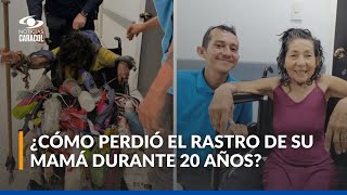 Habitante de calle que veía en un parque resultó ser su mamá la buscó a su mamá durante 20 años [upl. by Yeffej]