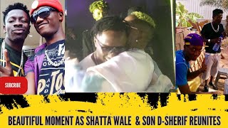 BEAUTIFUL MOMENT SHATTA WALE amp DSHERIF REUNITES AT REEMAS LOUNGE [upl. by Daffie]