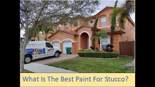 Best Paint For Stucco [upl. by Nirrol]