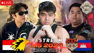 SUPER BIG MATCH NO1 INDONESIA VS NO1 KAMBOJA  RESTREAM M5 ONIC VS SYS SM JO  R7 [upl. by Adiazteb243]