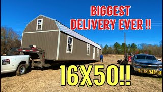 16 x 50 Derksen shed delivery [upl. by Gunner201]