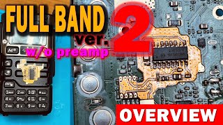 HF FULL BAND Mod v2 without preamp  Quansheng UVK5 Si4732 chip  OVERVIEW [upl. by Nossah]