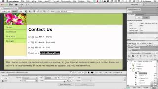 Dreamweaver CS6 Tutorial  Adding an Email Link  InfiniteSkills [upl. by Ner]