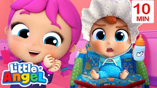 Princess Jill Can Take Care of the Baby  Jills Playtime  Little Angel Kids Songs amp Nursery Rhymes [upl. by Agarhs497]