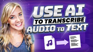 How to Convert Audio to Text Using AI for FREE and Video too  Automatic AI Transcription [upl. by Malvie]