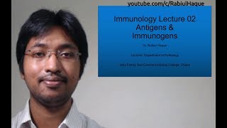 Immunology Lecture 02  Antigen amp Immunogen HD [upl. by Hertberg601]