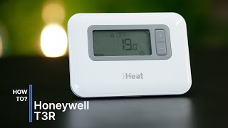 Honeywell T3R Thermostat Walkthrough  Schedules Mastering Manual Mode amp Changing the Date  Time [upl. by Alekim]