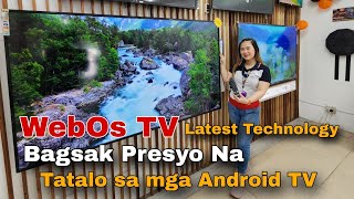 WebOs TV Latest Technology Bagsak Presyo Na  Tatalo sa mga Android TV [upl. by Erleena98]