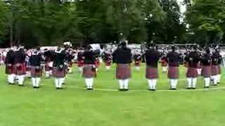 Field Marshal Montgomery  British Pipe Band Cships 2008 [upl. by Malone575]