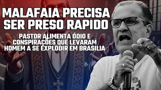 EXPLOSÃO EM BRASÍLIA MALAFAIA ATACA MORAES E INCITA ÓDIO E VIOLÊNCIA [upl. by Enitsuga238]