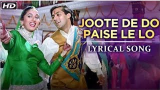 Dulhe ki sali o hare dupatte valiyon jute de do paise le lo Full song Madhuri Dixit  Salman Khan [upl. by Calla]