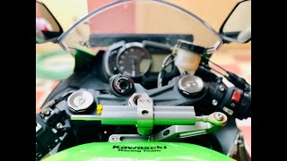 ZX6R Ohlins steering damper installation 201920 Performance Ep2 [upl. by Dickie]