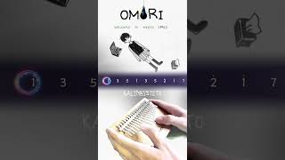 How to play White Space Omori WhiteSpace Omocat omoriedit kalimbatabs [upl. by Aehcsrop]