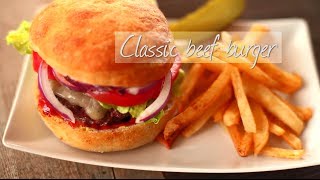 How to make a classic beef burger [upl. by Anirbus982]