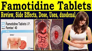 Famotidine Tablets ip 40 mg  Review Famtac 40 mg  Famotidine Tablets ip 20  Uses Side Effects [upl. by Ahsekad]