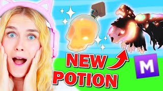 NEW POTION INSTANTLY Makes Your Pet MEGA NEON In Adopt Me Roblox [upl. by Nnylsor539]