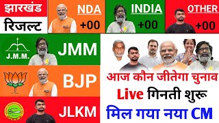 झारखंड चुनाव के नतीजे Live  jharkhand assembly election 2024  jhar chunav result 2024  exit poll [upl. by Tedmund959]