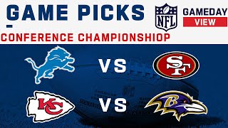 Conference Championship Game Picks [upl. by Winterbottom]