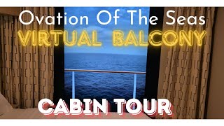 Ovation Of The Seas Virtual Balcony Is it worth it [upl. by Eendyc]