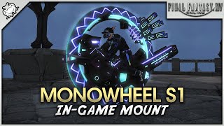 FFXIV  Monowheel S1 Savage Mount [upl. by Sileas110]