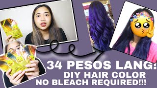 MERRY SUN CELLOWAX HAIR DYE REVIEW  DEMO NO BLEACH   ANN DE GUZMAN [upl. by Esereht739]