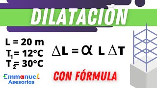 FÍSICA Problemas de Dilatación Lineal Coeficiente de Dilatación Ejercicios paso a paso física [upl. by Brion]