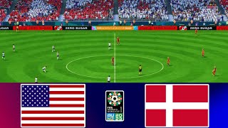 FIFA 23 USWNT vs DENMARK w  Nov 21 2024  FIFA Womens World Cup 2023  PS5 Gameplay [upl. by Jehanna822]