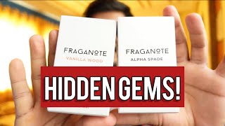 MOST UNDERRATED FRAGRANCES BY FRAGANOTE  ALPHA SPADE amp VANILLA WOOD [upl. by Anelas]