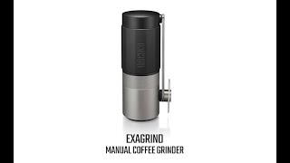 WACACO Exagrind Coffee Grinder ReviewManual Coffee Grinder [upl. by Karlik]