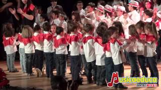 Marcha Radestky en percusión corporal  Todos los participantes del Festival Musicaeduca [upl. by Nakah994]