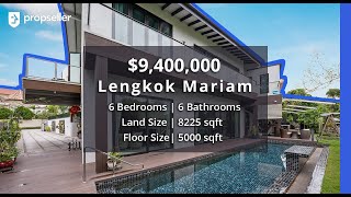 Ready To Move Luxurious Detached Property  Changi Grove For Sale  Propseller Property Tours [upl. by Kcyrred]