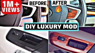 DIY CAR INTERIOR MODIFICATION CAR VINYL WRAP  CAR MODIFICATION  INFO N TECH [upl. by Erihppas]