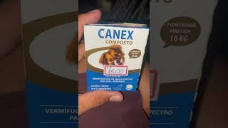 A melhor medicação para vermes e carrapatos em seus cães  comprei e aprovei “CANEX COMPOSTO””👏👏 [upl. by Lenra208]