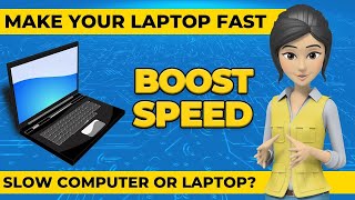 How to speed up Slow Computer and Laptop  4 Commands for improving computer Speed [upl. by Byers]