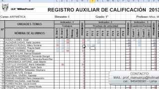 SISTEMA DE REGISTRO COMPLETO EN EXCEL [upl. by Ytnom575]