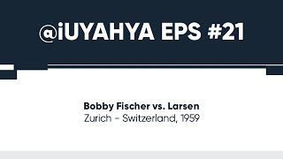 Bobby Fischer vs Larsen • Zurich  Switzerland 1959 [upl. by Ellehcrad693]