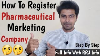 How To Register Pharmaceutical Marketing PvtLtd Company With Fees Approximately [upl. by Amari]