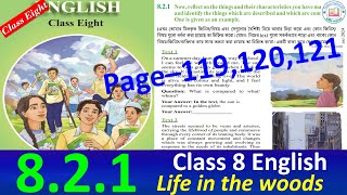 class 8 english chapter 821 page 119120121 2024 [upl. by Annatsirhc]