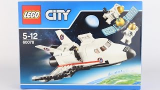 Lego 60078 City Space Port Utility Shuttle Speed Build [upl. by Abott]