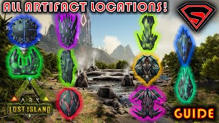 ARK LOST ISLAND ALL ARTIFACT LOCATIONS [upl. by Nathalie820]