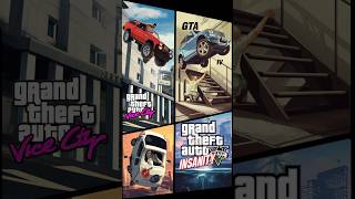 MIDAIR CAR JUMPS FROM GTA 3➡️GTA 5 gta shorts [upl. by Caye]