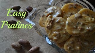 Easy Pralines Recipe  No Thermometer Needed [upl. by Idnahs]