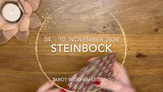 STEINBOCK ♑️ quotNEUE STANDARDS NEUE WEGEquot Steinbock 04  10November 2024 Tarot [upl. by Cullan]