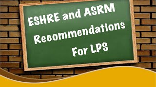 Luteal phase support ESHRE and ASRM recommendations [upl. by Beitz]