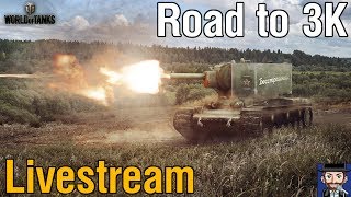 Road to 3K  WORLD OF TANKS  Spontaner Livestream [upl. by Etaner]