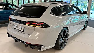 New Peugeot 508 PSE SW FACELIFT 2024 360 HP  Visual Review Exterior amp Interior [upl. by Refiffej]