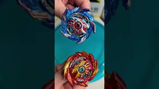 King Helios VS Super Hyperion beybladeburstsurge kinghelios superhyperion superking hikaru [upl. by Nolham]