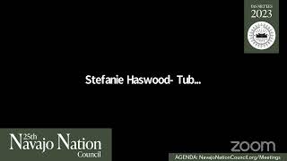 Day 4 Winter Session 25th Navajo Nation Council 01262023 via Telecommunications [upl. by Aksel]