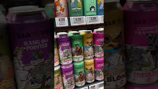 Amazing beer selection at the Aylmer provigo beer gatineau ottawa roadtrip quebec [upl. by Oelgnaed]