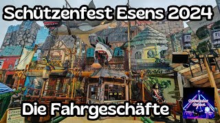 Schützenfest Esens 2024  Alle Fahrgeschäfte im Überblick [upl. by Yolanthe]